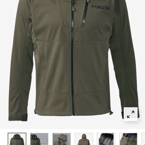 KUIU Green Performance Jacket Lightweight Zip-Up NWOT